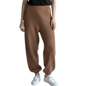 Sincerely Jules Brown Textured Pants
